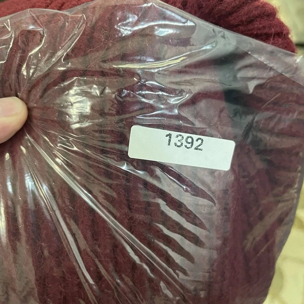 Catherine Malandrino Burgundy Alpaca Knit‎ Cowl Neck Pullover Sweater med/lrg
